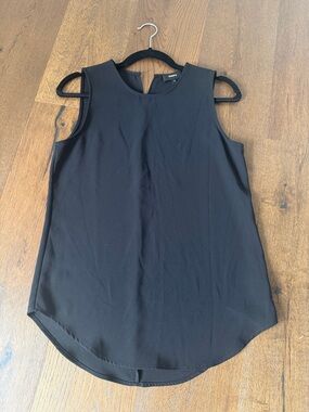 Theory Black Sleeveless Shell Top